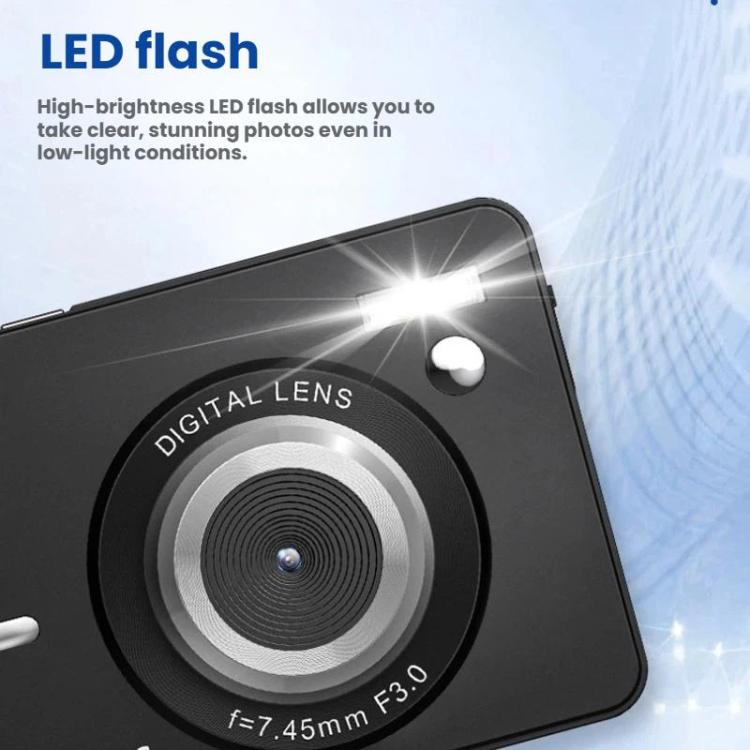 Fotocamera digitale 64MP 4K con autofocus e flash