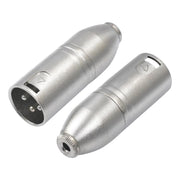 Adattatore audio TRS 3,5mm femmina a XLR maschio metallo