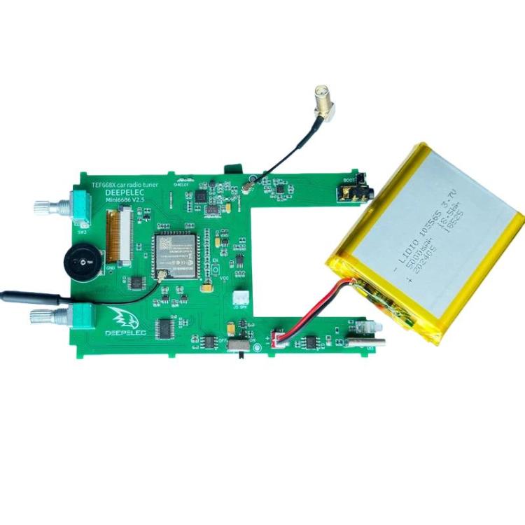 DEEPELEC DP-666 Touch Screen TEF6686 Radio Full Band FM High Sensitivity Radio