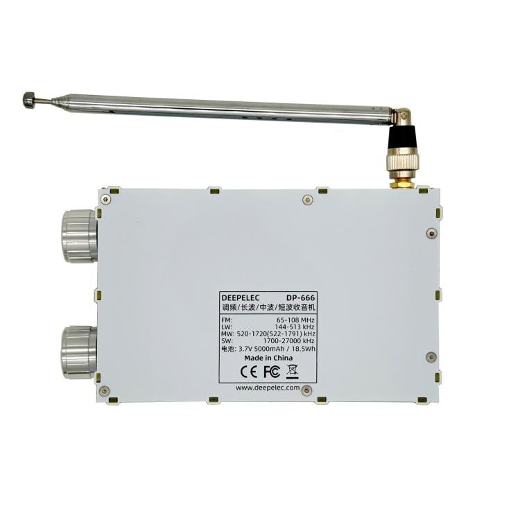 DEEPELEC DP-666 Touch Screen TEF6686 Radio Full Band FM High Sensitivity Radio
