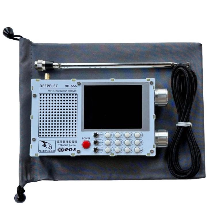 DEEPELEC DP-666 Touch Screen TEF6686 Radio Full Band FM High Sensitivity Radio
