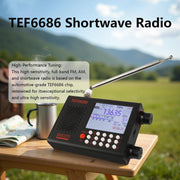 Radio FM TEF6686 touchscreen 2,8" alta sensibilità