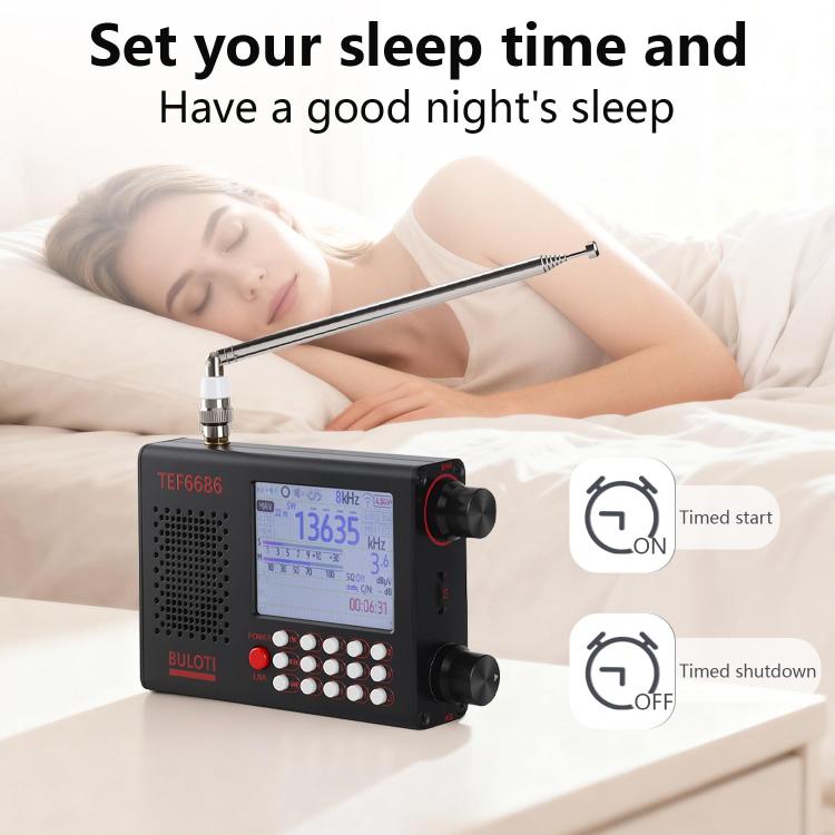 Radio FM TEF6686 touchscreen 2,8" alta sensibilità