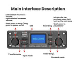 Scheda decodificatore MP3 Bluetooth con ingresso USB/Line-In per autoradio digitale, TPM119B