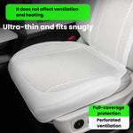 Cuscino per sedile auto traspirante e ventilato, universale, per auto a 5 posti., Front Seat Cushion Black, Front Seat Cushion Red, Front Seat Cushion Brown, Backrest Cushion Black, Backrest Cushion Red, Backrest Cushion Brown, Rear Seat Cushion Black ...