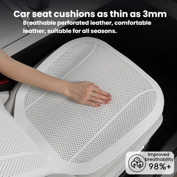 Cuscino per sedile auto traspirante e ventilato, universale, per auto a 5 posti., Front Seat Cushion Black, Front Seat Cushion Red, Front Seat Cushion Brown, Backrest Cushion Black, Backrest Cushion Red, Backrest Cushion Brown, Rear Seat Cushion Black ...