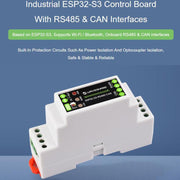 Scheda di controllo industriale con dispositivo di comunicazione, supporto WiFi/Bluetooth e circuiti di protezione multipli integrati., 32154