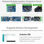 Scheda di controllo industriale con dispositivo di comunicazione, supporto WiFi/Bluetooth e circuiti di protezione multipli integrati., 32154