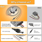 Convertitore di potenza boost CC da 12V/24V a 30V 3.5A per router Starlink Gen 2, mini cavo da 5 m., 12V/24V To 30V 3.5A