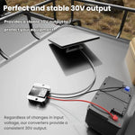 Convertitore di potenza boost CC da 12V/24V a 30V 3.5A per router Starlink Gen 2, mini cavo da 5 m., 12V/24V To 30V 3.5A