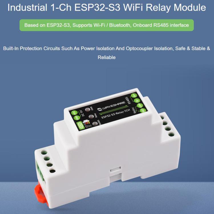 Scheda controllo industriale WiFi Bluetooth con relè