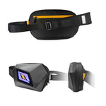 Borsa a tracolla illuminata a LED, impermeabile, ideale per attività all'aperto e moto.