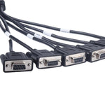 Adattatore da OBD2 maschio a 6 DB9 femmina, cavo di connessione per strumento diagnostico, Male To 6 DB9 Female