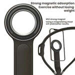 Fascia da collo per selfie da utilizzare durante le dirette streaming all'aperto e supporto magnetico per telefono.