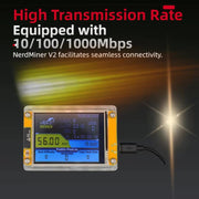 NerdMiner V2 2.8 Inch Smart Display Crypto Solo Lottery