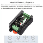 Ripetitore industriale isolato 2 canali RS485 guida DIN