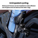 Portaborraccia per bicicletta di grande capacità con base a sgancio rapido per moto., Kewig SHJ-3