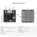 Scheda sviluppo microcontrollore dual core con sensore 6 assi