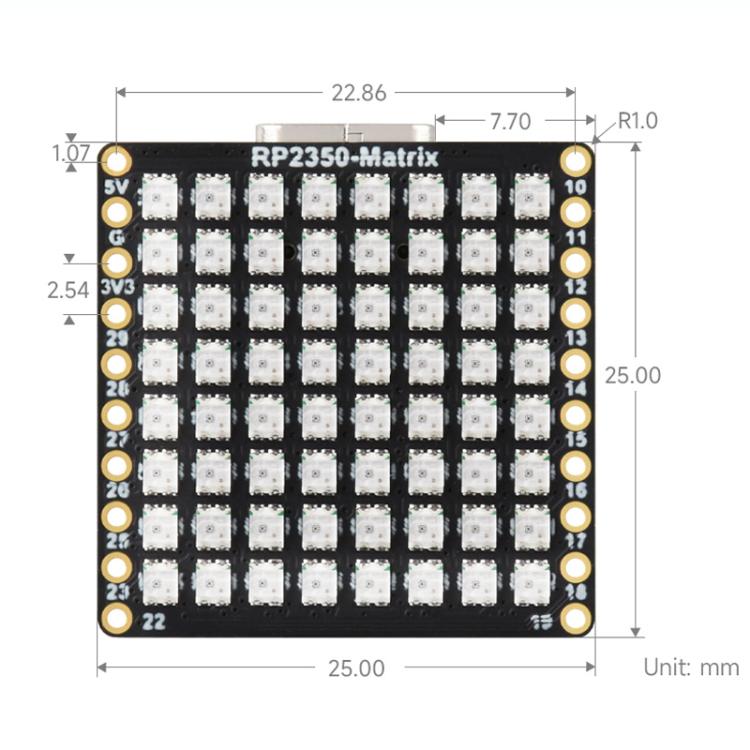 Scheda sviluppo microcontrollore dual core con sensore 6 assi