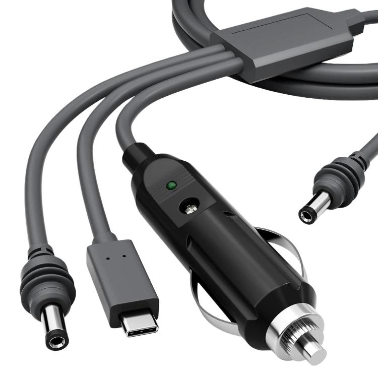 Cavo di alimentazione mini caricabatterie da auto CC 3 in 1, 3m