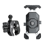 Supporto per cellulare da moto Kewig, universale, con clip a sgancio rapido., Handlebars, Rear View Mirror, Heavy-duty Clamp