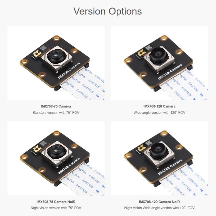 Fotocamera 12MP autofocus HDR compatibile Raspberry Pi