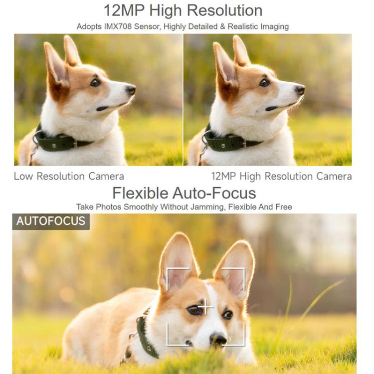 Fotocamera 12MP autofocus HDR compatibile Raspberry Pi