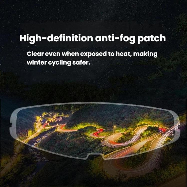 Adesivo antiappannante per casco da moto FF353/FF328/FF390/FF800/FF397, pellicola antiappannamento per lenti., 10.5 x 30cm