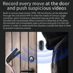 Videocitofono wireless WiFi con visione notturna intelligente, sistema di interfono vocale e monitoraggio.
