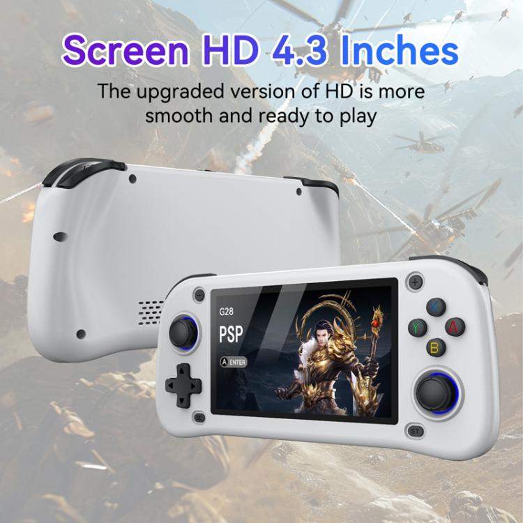 Console di gioco portatile G28 con schermo HD IPS 4,3 pollici
