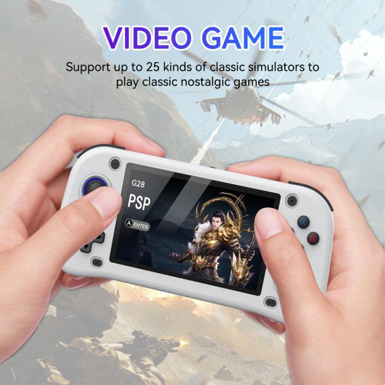 Console di gioco portatile G28 con schermo HD IPS 4,3 pollici