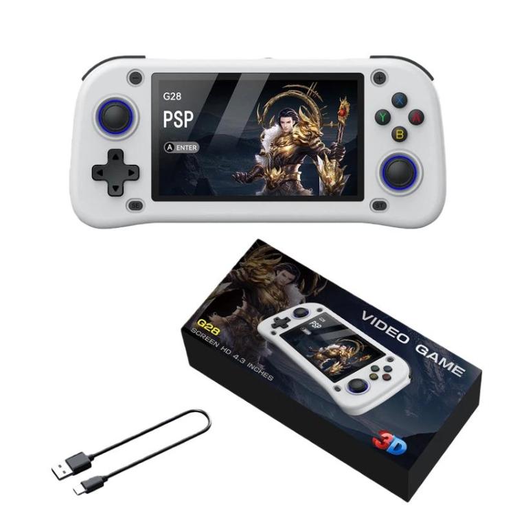 Console di gioco portatile G28 con schermo HD IPS 4,3 pollici