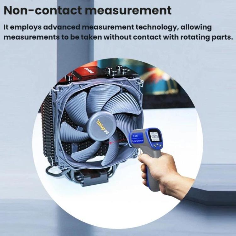 Tachimetro laser a infrarossi portatile per motori RPM
