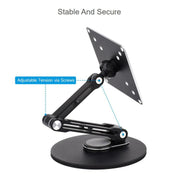 Supporto per schermo portatile VESA da 19 pollici con rotazione multiassiale regolabile., 19 Inch VESA