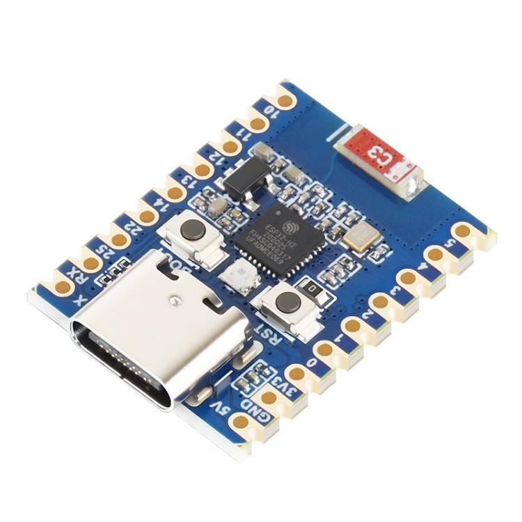 Mini scheda di sviluppo con supporto per la comunicazione wireless Bluetooth/Zigbee/Thread., WAVESHARE ESP32-H2-Zero, WAVESHARE ESP32-H2-Zero-M With Pin