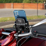 Supporto per telefono da moto Kewig M9-S con ricarica wireless da 15 W, impermeabile IP66.