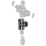 Braccio di serraggio in metallo J5, asta di collegamento per elevazione antifurto, accessorio per supporto telefono, estensibile in altezza, J5 Metal Clamp Arm