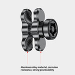 Braccio di serraggio in metallo J5, asta di collegamento per elevazione antifurto, accessorio per supporto telefono, estensibile in altezza, J5 Metal Clamp Arm