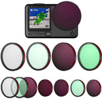 Accessori per filtro obiettivo BRDRC per DJI Osmo Action 6, UV, CPL, ND16, Black Diffusion, UV+CPL+ND16, CPL+ND16+ND32+ND64
