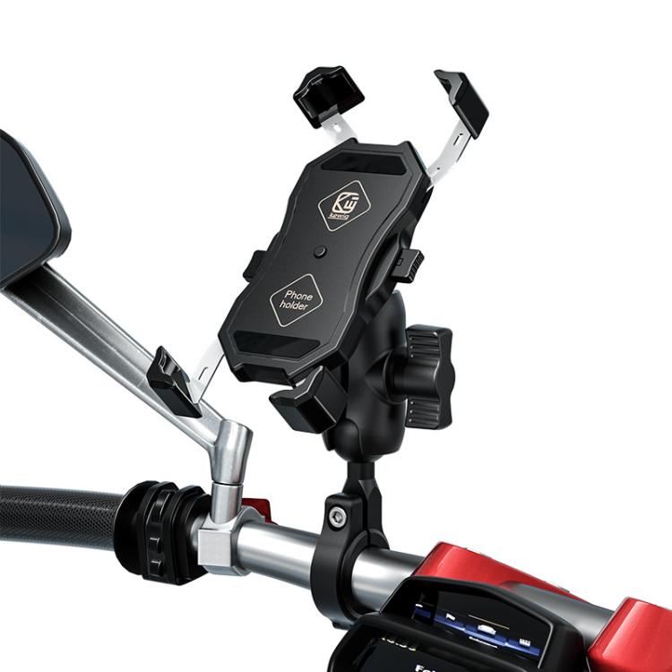 Supporto rialzato per telefono da moto e bici 3,5-6,5 pollici