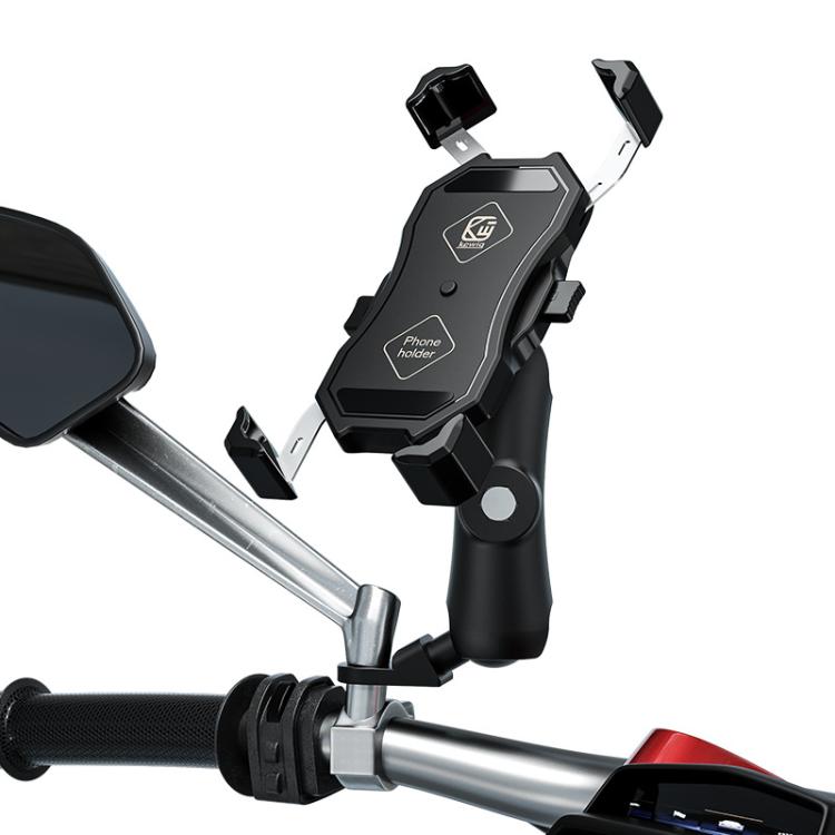 Supporto rialzato per telefono da moto, base per supporto telefono per navigatore da bicicletta, Kewig M11-C1, Kewig M11-C2