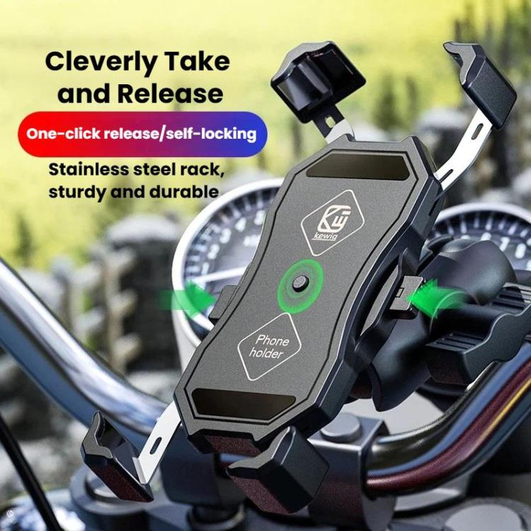 Supporto rialzato per telefono da moto, base per supporto telefono per navigatore da bicicletta, Kewig M11-C1, Kewig M11-C2