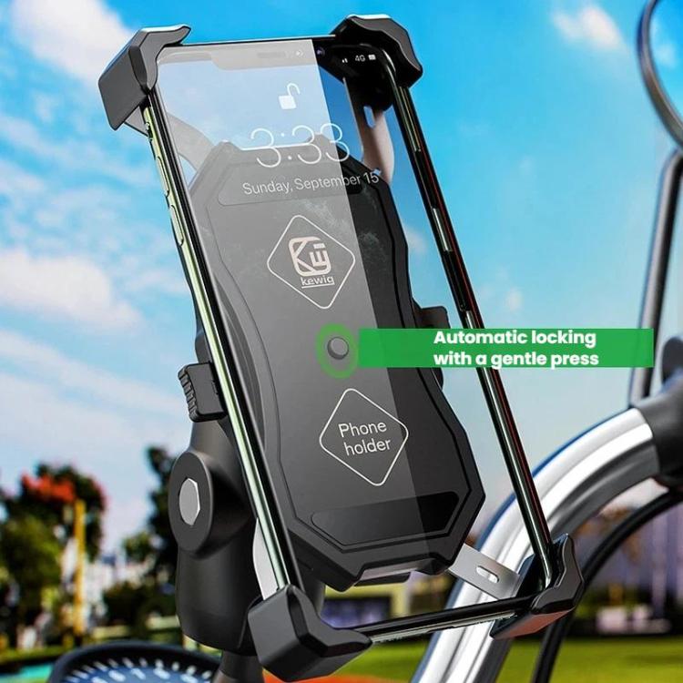 Supporto rialzato per telefono da moto, base per supporto telefono per navigatore da bicicletta, Kewig M11-C1, Kewig M11-C2