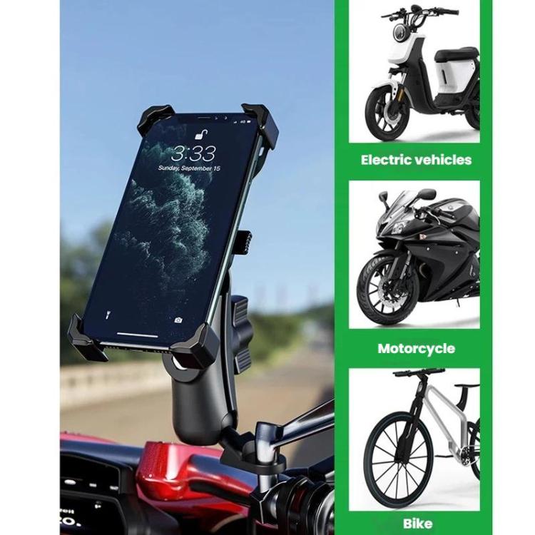 Supporto rialzato per telefono da moto, base per supporto telefono per navigatore da bicicletta, Kewig M11-C1, Kewig M11-C2