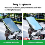 Supporto rialzato per telefono da moto, base per supporto telefono per navigatore da bicicletta, Kewig M11-C1, Kewig M11-C2