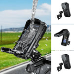 Supporto per telefono impermeabile da esterno per moto, supporto per telefono da bicicletta con navigatore, M30-B