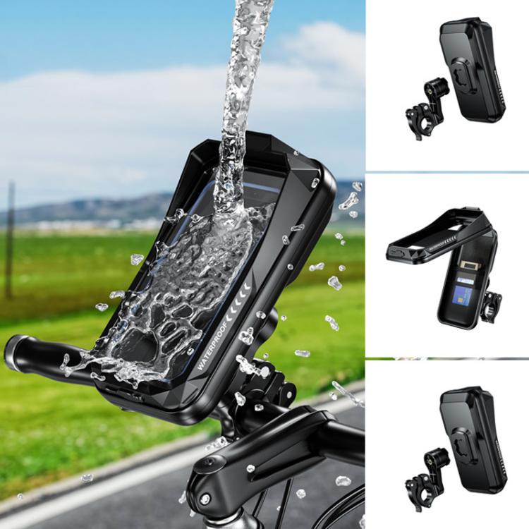 Supporto per telefono impermeabile da esterno per moto, supporto per telefono da bicicletta con navigatore, M30-B