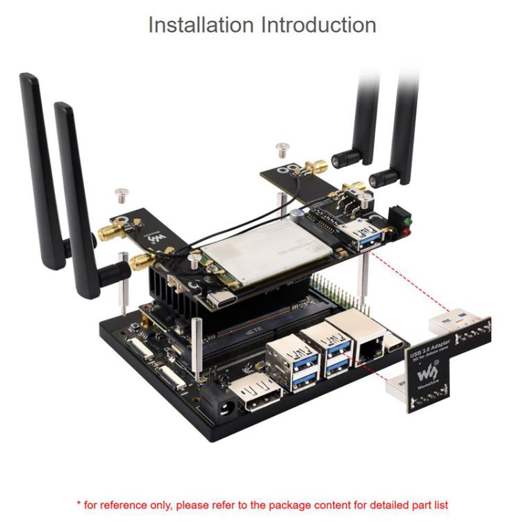 Modulo 5G M.2 per Jetson Orin con posizionamento GNSS