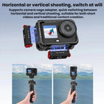 Adattatore di espansione da 1/4" per base a sgancio rapido magnetico DJI Osmo Action 6 / Nano Flymile, For DJI Osmo Action 6 / Nano