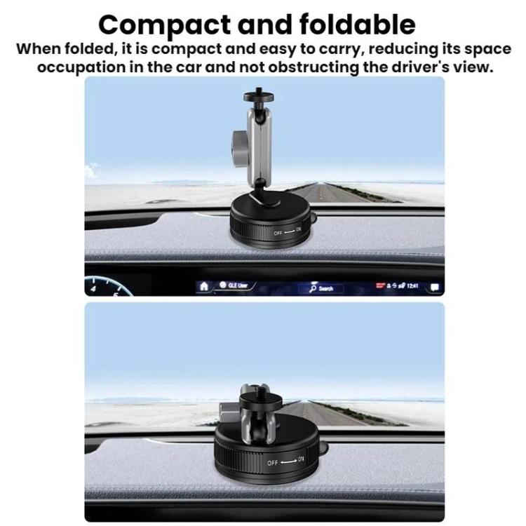 Supporto a ventosa Flymile per auto per DJI Osmo Pocket 3 / Osmo Action 6 / 5 Pro